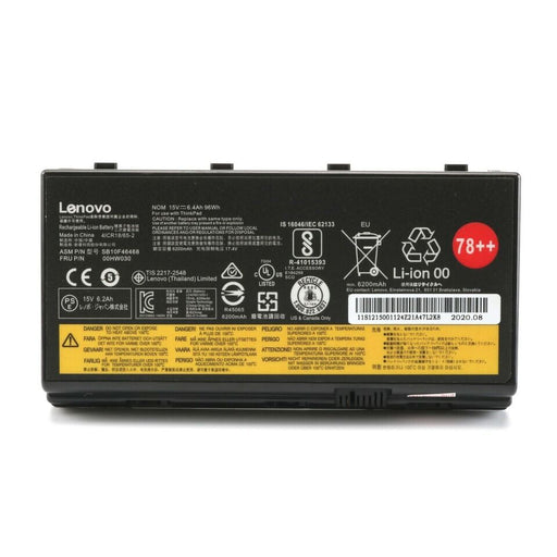 00HW030 New Genuine Lenovo ThinkPad P70 P71 P72 Battery 96WH - LaptopBatteries.ca