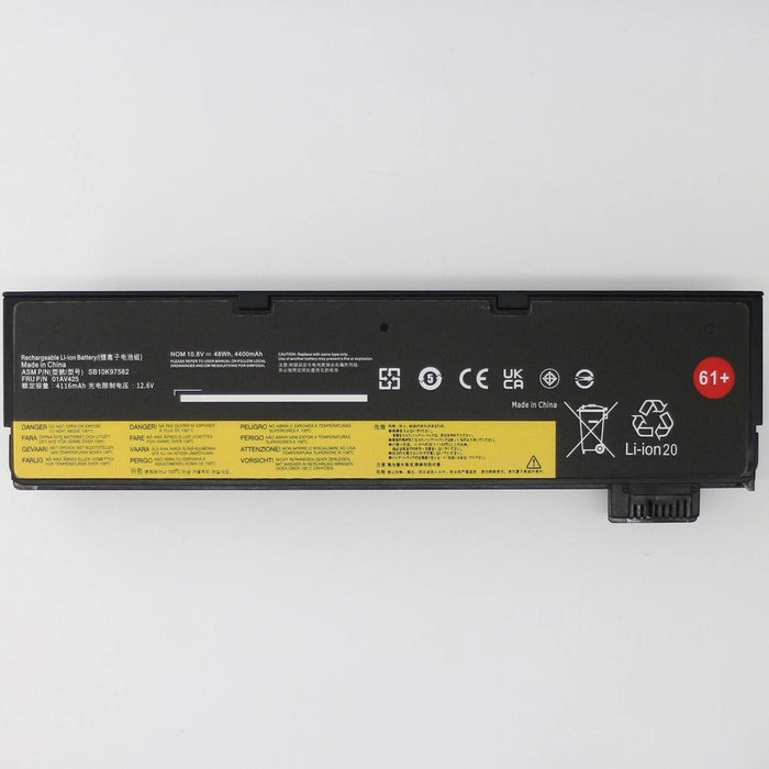 01AV425 New Lenovo ThinkPad T470 T570 61+ P51S 01AV490 01AV422 01AV424 01AV452 Battery 48WH - LaptopBatteries.ca