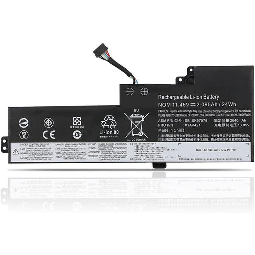 01AV419 New Compatible Lenovo 01AV420 01AV421 01AV489 Battery 24Wh - LaptopBatteries.ca