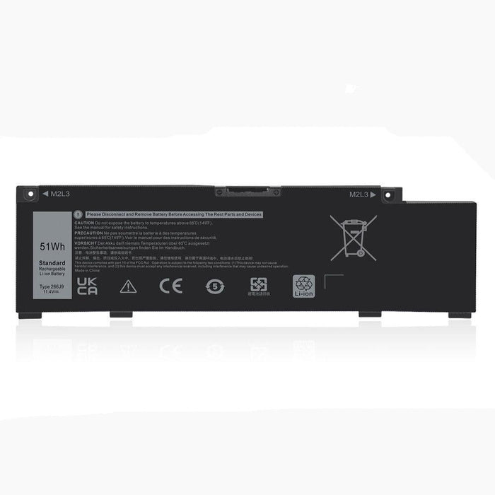 266J9 New Compatible Dell G5 15 5500 SE 5505 P89F Battery 51WH - LaptopBatteries.ca