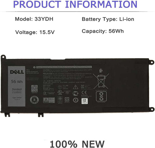 33YDH New Genuine Dell Inspiron 13 7353 Battery 56Wh - LaptopBatteries.ca