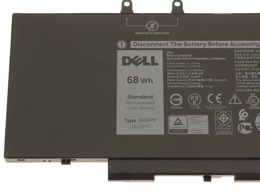 3HWPP New Dell OEM Original Latitude 5501 / Precision 3541 4-Cell 68Wh Laptop Battery - 3HWPP - LaptopBatteries.ca