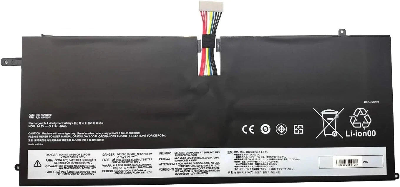 New Compatible Lenovo ThinkPad X1 Carbon 3443 3444 3446 3448 3460 3462 3463 45N1070 45N1071 Battery 46Wh