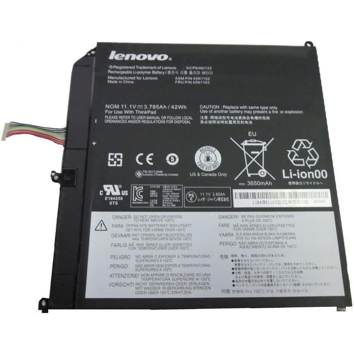 45N1103 New Genuine Lenovo ThinkPad Helix 36972SC 36986EF 36971C6 36974HC 42Wh - LaptopBatteries.ca