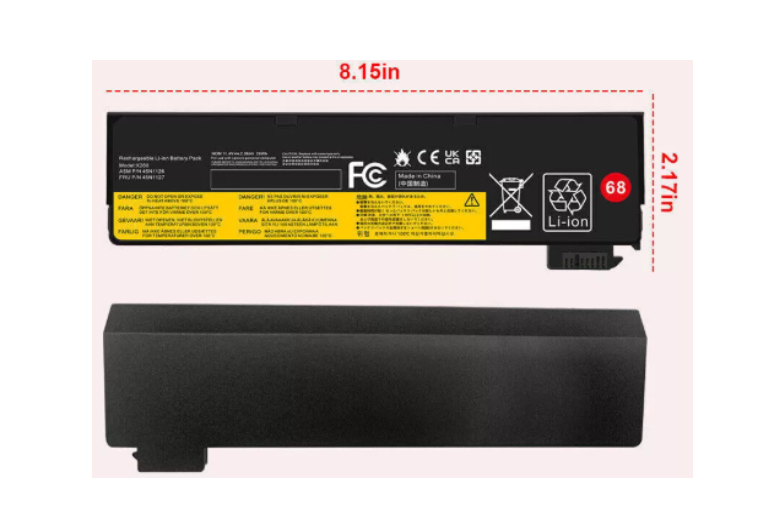 New Compatible Lenovo ThinkPad T440s T450 T550 X240 X250 X260 W550 Battery 45N1126 45N1127 24WH - LaptopParts.ca