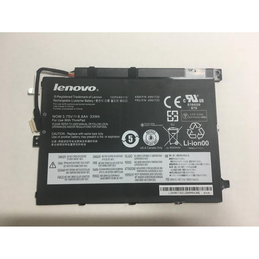 45N1732 New Genuine Lenovo ThinkPad Tablet 10 Battery 33Wh - LaptopBatteries.ca