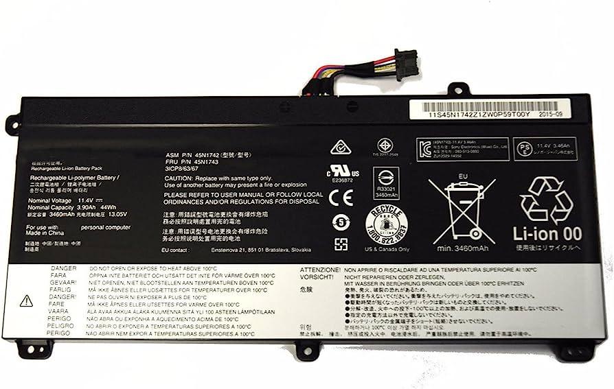 45N1742 New Compatible Lenovo ThinkPad W550 W550s P50s Battery 44WH - LaptopBatteries.ca