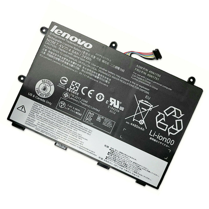 45N1750 New Genuine Lenovo 45N1748 45N1749 45N1751 Battery 34Wh - LaptopBatteries.ca