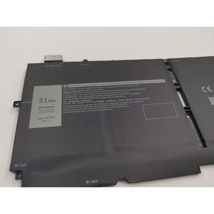 52TWH New Compatible Dell XPS 0NN6M8 XX3T7 Battery 51WH - LaptopBatteries.ca