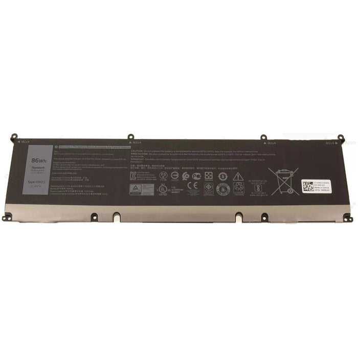 69KF2 New Genuine Dell XPS 15 9530 Battery 86WH - LaptopBatteries.ca