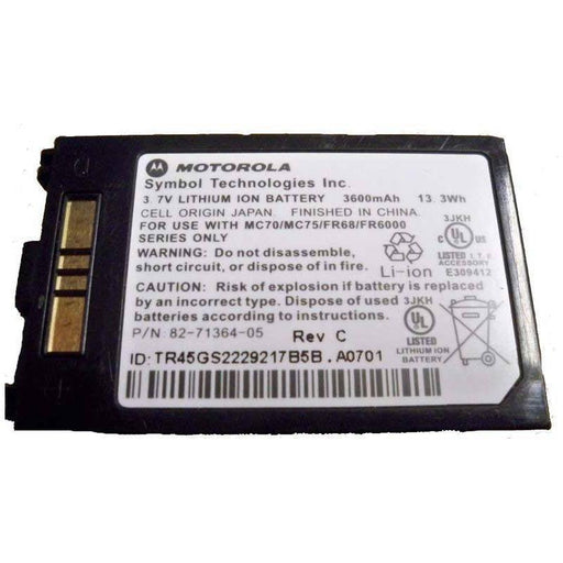 82-71364-05 New Genuine Symbol MC70 MC7004 MC7090 MC7094 Battery 13.3Wh - LaptopBatteries.ca