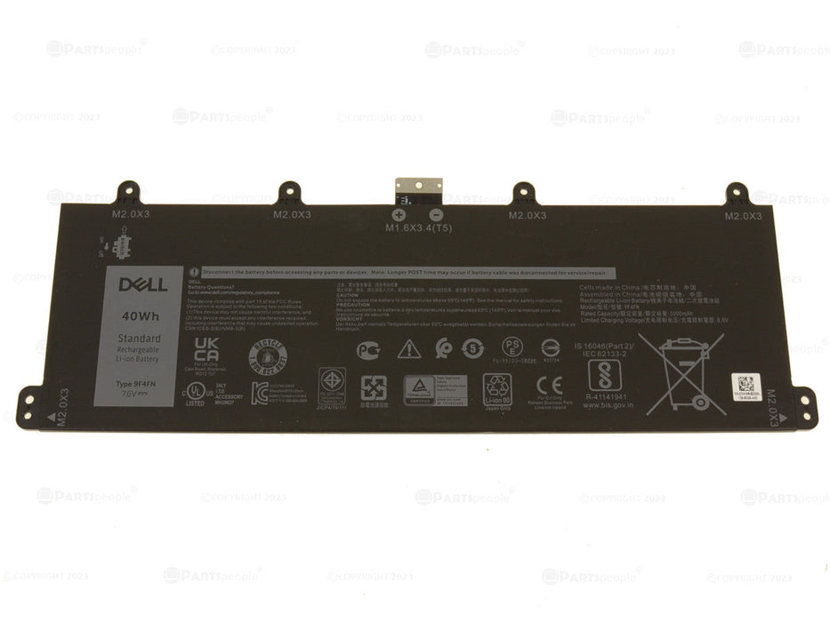 New  Dell Original Latitude 7320 Detachable 40Wh 2-cell Laptop Battery 9F4FN 2VKW9 X28GR 8PK6G