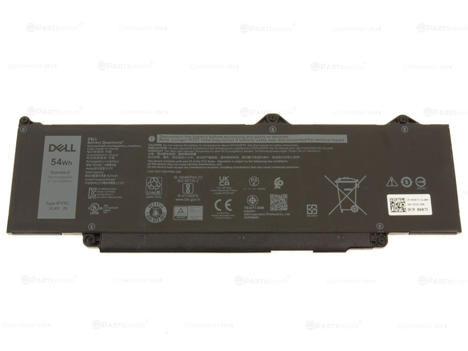 New  Dell Original Latitude 5440 3540 5540 5340 3440 Precision 3580 54Wh 3-cell Battery R73TC 9HKT5 V042N KDM9P