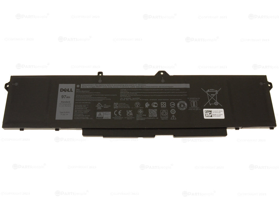 New Dell Original Latitude 5521 Precision 3561 6-Cell 97Wh Battery 9JRV0 53XP7 05RGW