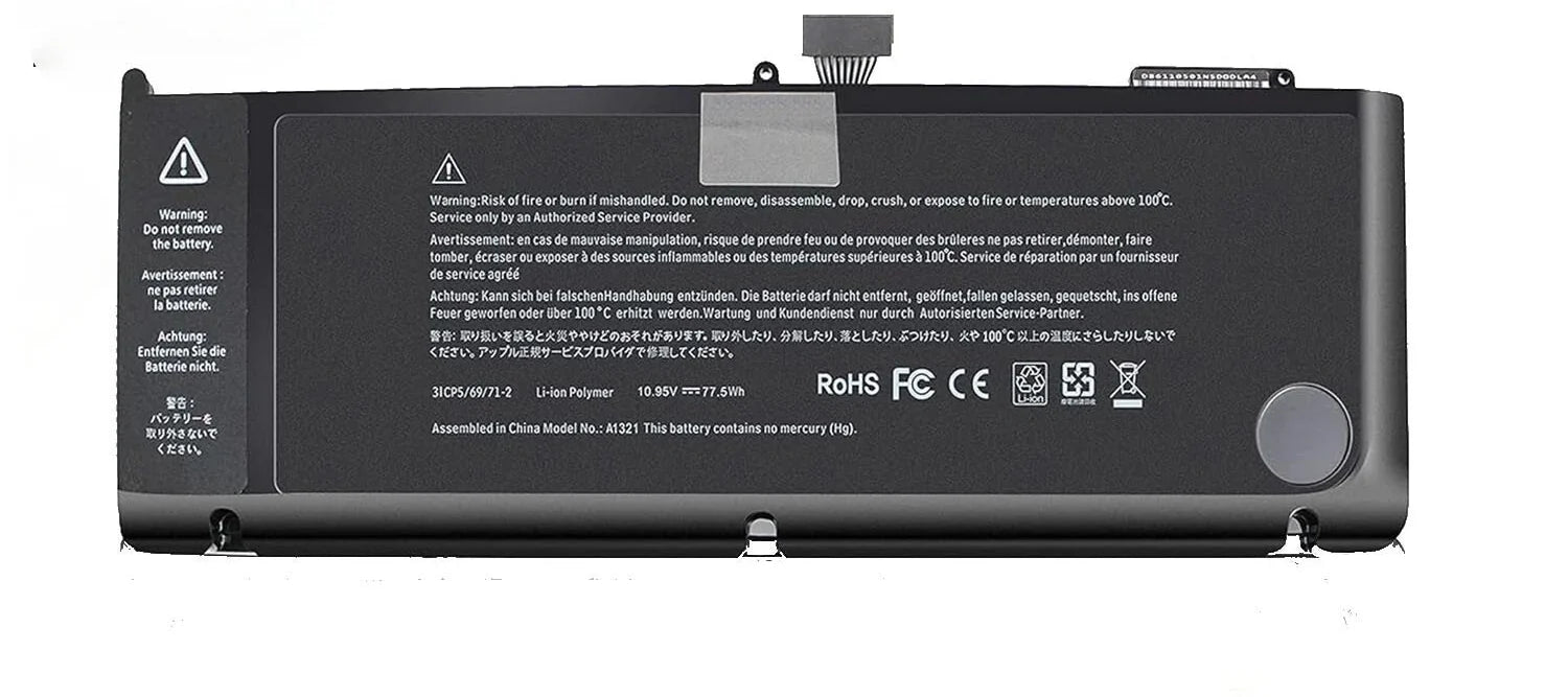 New Compatible Apple Macbook Pro A1321 A1286 661-5211 661-5476 020-6766-B mid 2010 MC371LL/A MC372LL/A Battery 77.5Wh