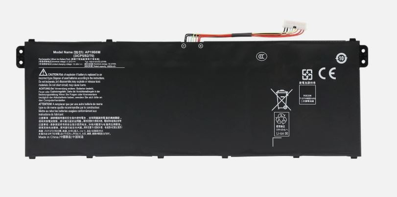 New Compatible Acer AP19B8M KT.0030G.024 Battery 55.97WH