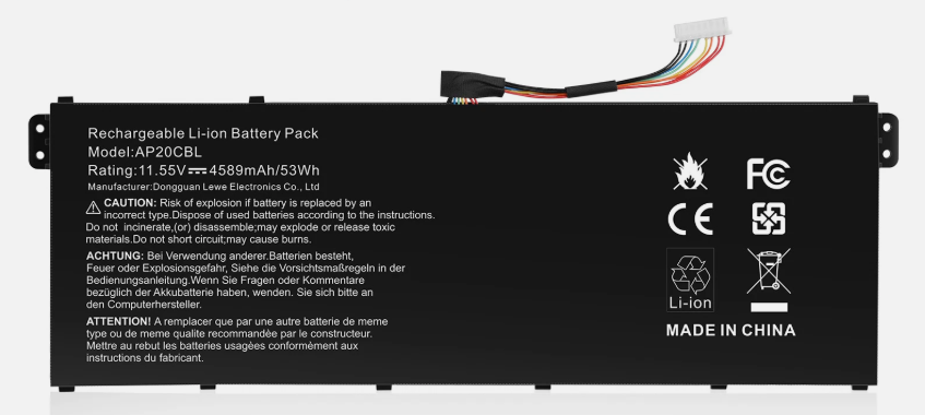 New Compatible Acer Aspire 5 A515-45 A515-46-R14K Battery AP20CBL KT.0030B.002 53WH