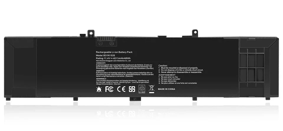 New Compatible Asus Zenbook UX310UA UX310UQ UX410UA UX410UQ Battery 48Wh B31N1535 0B200-02020000 0B200-02020100 3ICP7/60/81