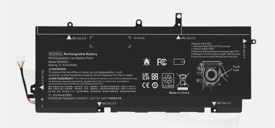 New Compatible HP Elitebook BG06XL 804175-1B1 HSTNN-IB6Z HSTNN-Q99C Battery 45Wh