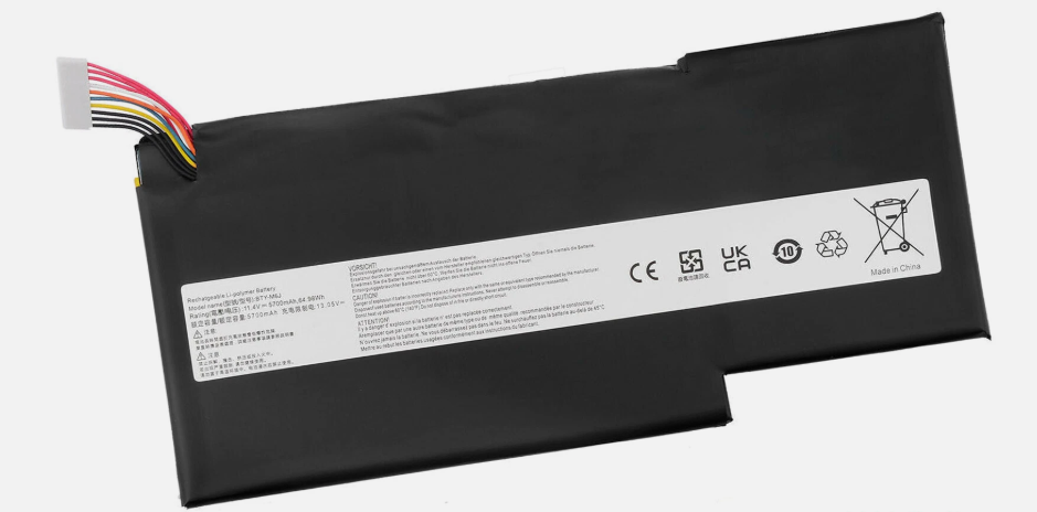 New Compatible MSI GS63VR Stealth Pro Battery BTY-M6J BTY-U6J 65Wh