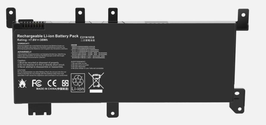 New Compatible Asus VivoBook C21N1638 2ICP4/59/134 0B200-02630000 Battery 38Wh