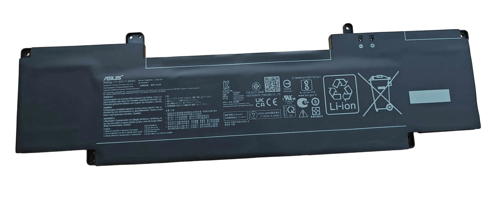 New Genuine Asus Pro 16X OLED Battery 96WH 0B200-04180000 C32N2108 - LaptopParts.ca