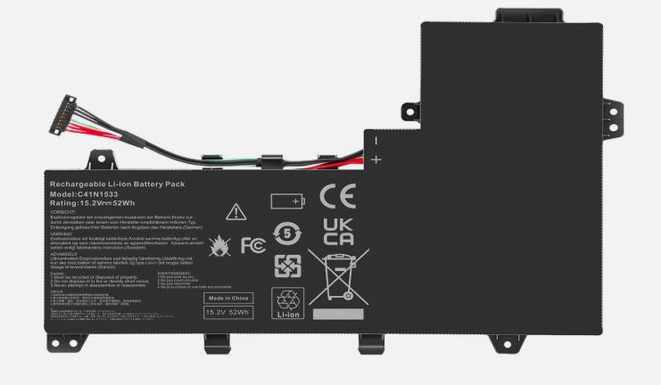 New Compatible Asus 0B200-02010200 0B200-02010300 C41N1533 Battery 52Wh