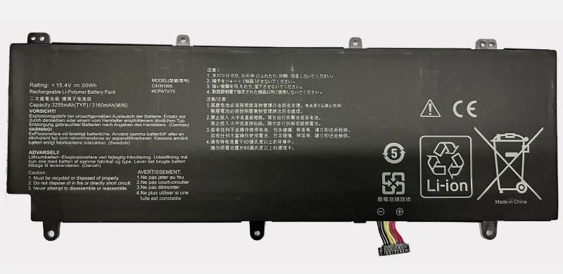 New Compatible Asus ROG Zephyrus 0B200-03020000 C41N1805 Battery 50WH
