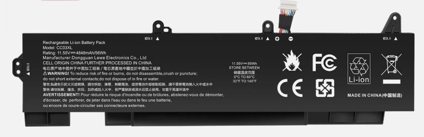 New Compatible HP CC03 CC03XL HSTNN-DB9Q L77608-421 L78555-005 Battery 56WH