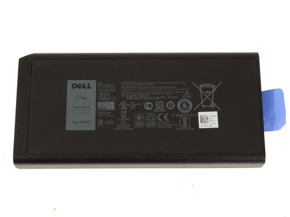 New Dell Latitude Rugged Extreme 7414 5414 9-cell 97Wh Battery DKNKD W11Y7