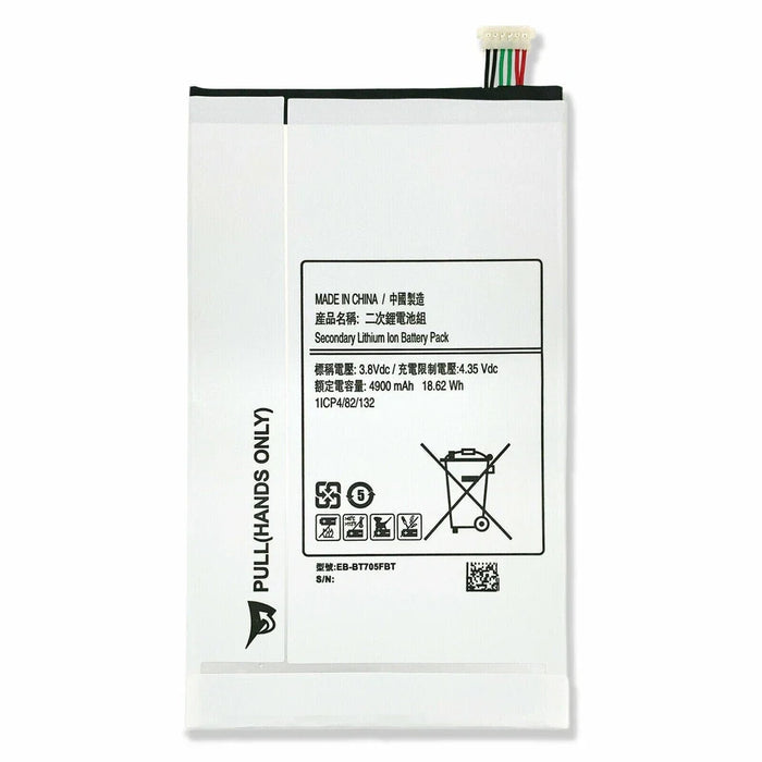 New Compatible Samsung Galaxy Tab S 8.4 T700 T701 T705 T705C T705W T707 T707A T707V T705M Battery 18.62Wh EB-BT705FBE EB-BT705FBC EB-BT705FBU