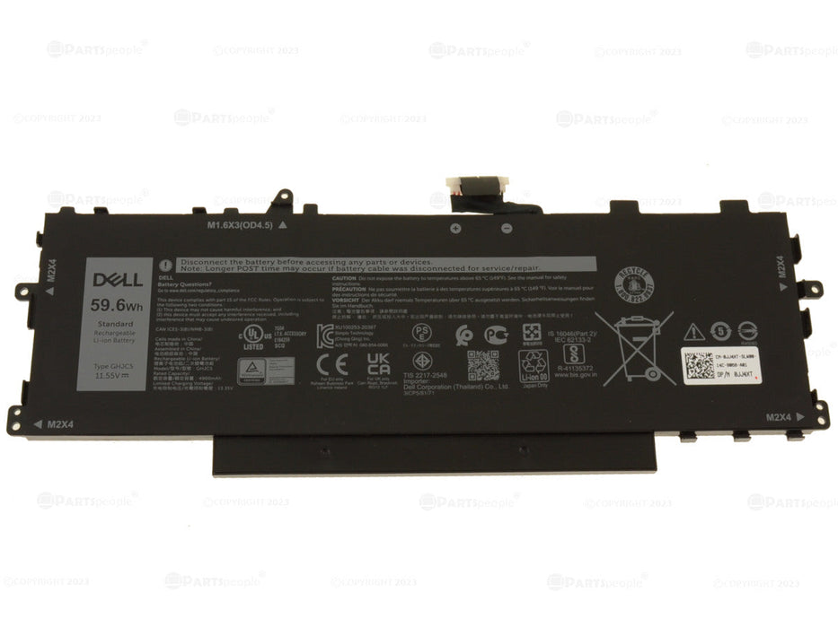 New Dell Original Latitude 9420 9430 59.6Wh 3-cell Battery GHJC5 JJ4XT VTH85