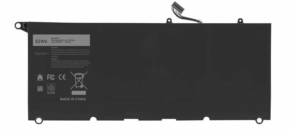 New Compatible Dell XPS 13 9343 9350 13-9350 13D-9343 13D-9343 52Wh 4-cell Laptop Battery RWT1R 0N7T6 0DRRP 0JD25G JD25G