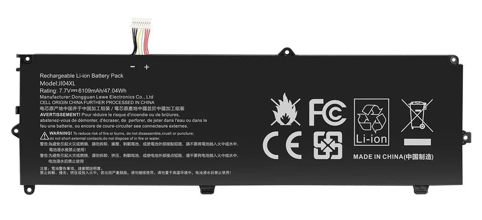 New Compatible HP Elite X2 1012 G2 G2-1LV76EA Battery 47.04WH 901247-855 901307-2C1 901307-541 HSTNN-UB7E JI04047XL JI04XL
