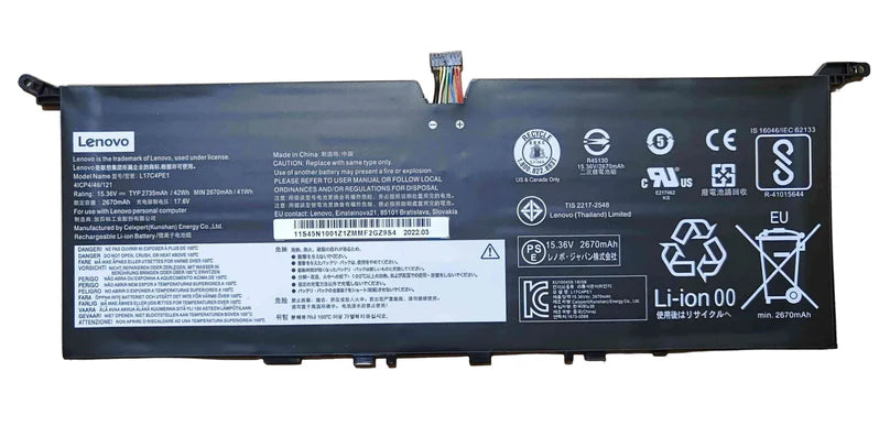 L17C4PE1-B New Lenovo IdeaPad 730S 730S-IWL Battery 42Wh
