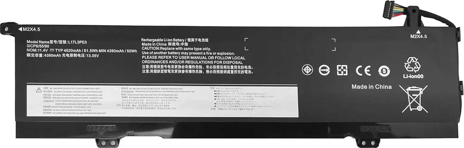 New Compatible Lenovo Yoga 730-151WL 730-15IBK L17C3PE0 L17L3PE0 L17M3PE0 Battery 51.5WH