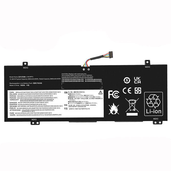 New Compatible Lenovo L18C4PF3 L18M4PF3 5B10T09079 L18C4PF4 L18M4PF4 Battery 45Wh - LaptopParts.ca