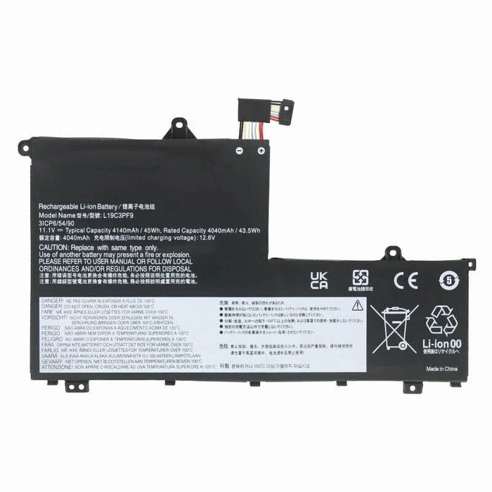 New Compatible Lenovo Thinkbook 14-IML 15-IML 15-IIL L19L3PF1 L19C3PF1 L19C3PF9 L19L3PF8 L19D3PF0 SB10V25242 Battery 45WH
