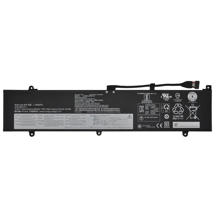 New Compatible Lenovo S750-15 Yoga Slim 7 5B10X18187 5B10X18188 L19C4PF2 L19M4PF2 Battery 70WH