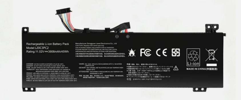 New Compatible Lenovo IdeaPad L20C3PC2 L20D3PC2 L20L3PC2 L20M3PC2 Battery 45WH