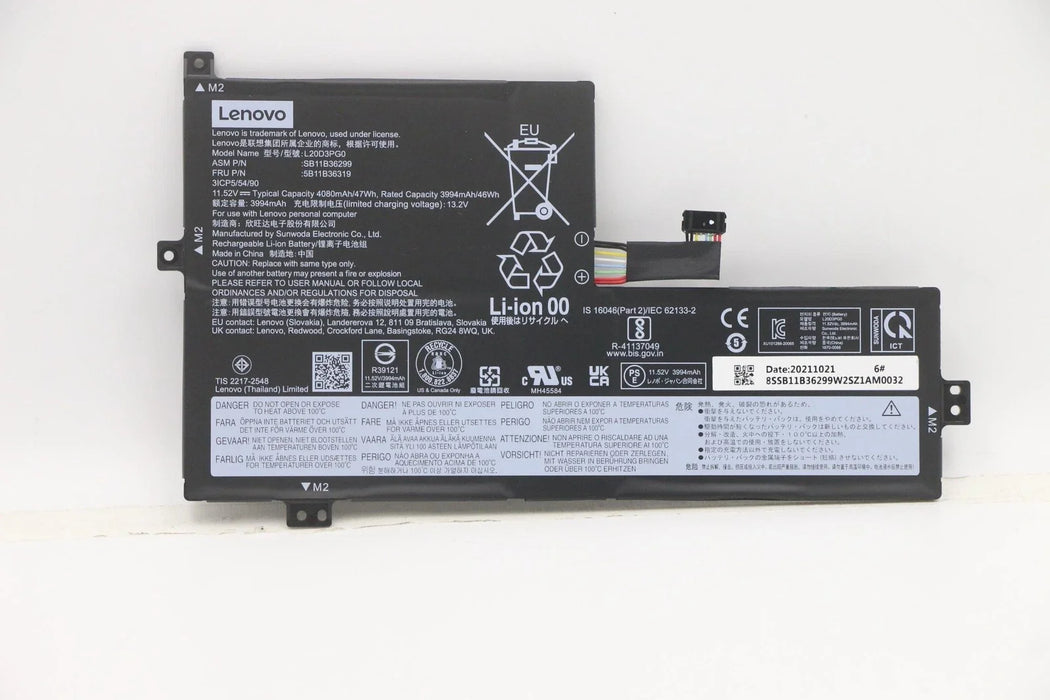 New Genuine Lenovo Chromebook 100W 300W 500W Gen3  Battery L20D3PG0 L20L3PG0