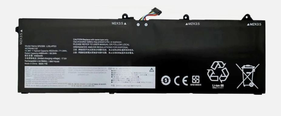 New Compatible Lenovo 5B11C04261 L20L4PD3 L20M4PD3 SB11C04262 Battery 71WH