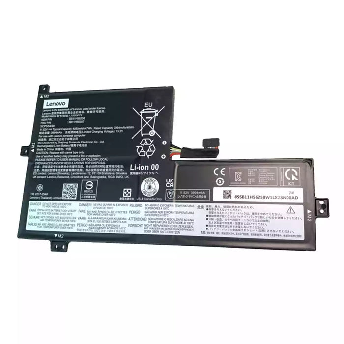 New Genuine Lenovo 100w 300w 500w Yoga Gen 4 Battery 47Wh L22M3P72 L22D3P71 L22C3P72 - LaptopParts.ca