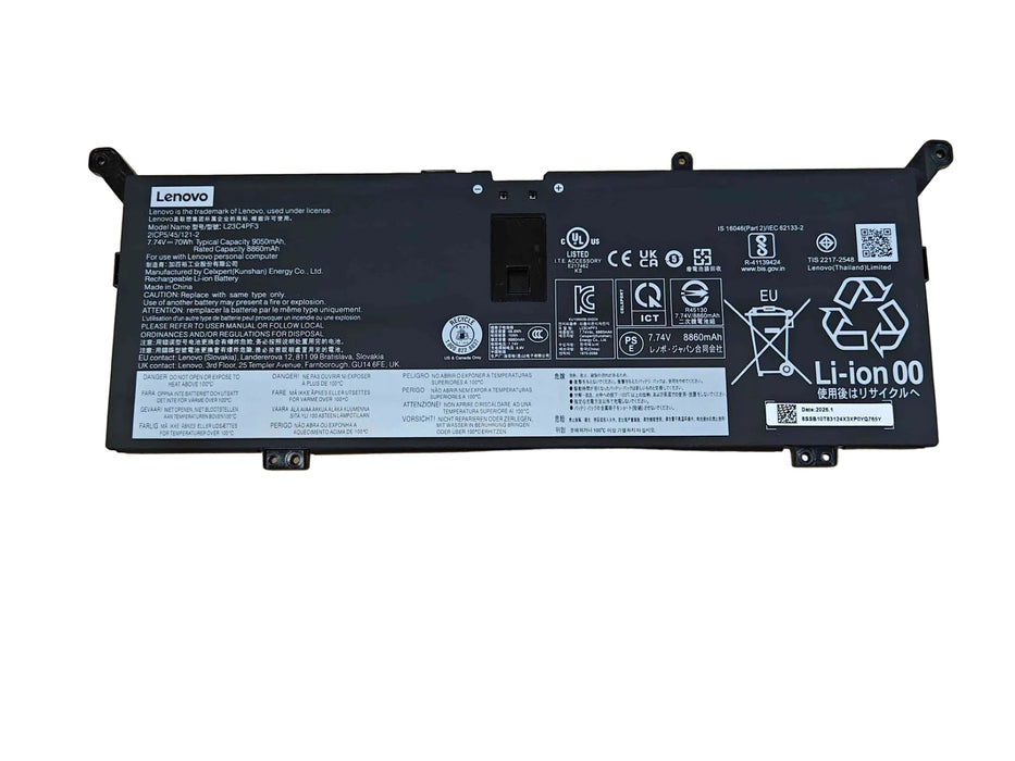 New Genuine Lenovo Yoga Slim 7 14ILL10 15ILL9 5B11P43271 L23C4PF3 Battery 70WH - LaptopParts.ca