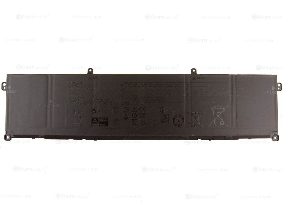 New  Dell Original Alienware x16 R1 R2 90Wh 6-cell Battery M02R0 HP26N MRWR6