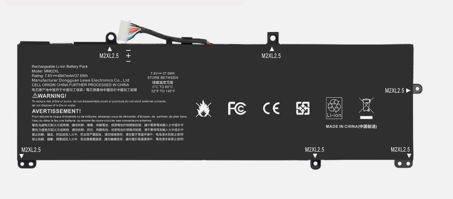 New Compatible HP Pavilion L27868-1C1 L27868-2D1 L28076-005 MM02XL Battery 37.6WH