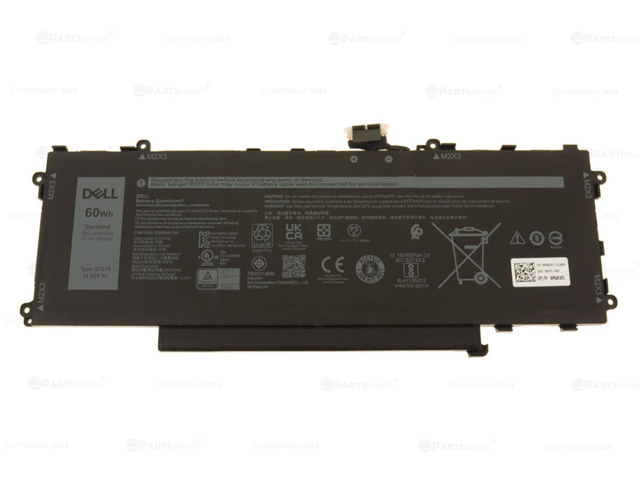 New  Dell OEM Original Latitude 9440 2-in-1 60Wh 3-cell Laptop Battery GT6TK MWK05 K2CPY