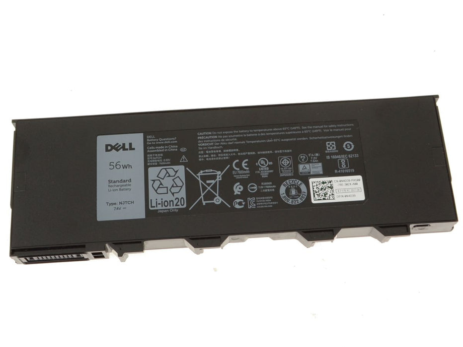 New Dell Latitude Rugged 7214 4-cell 56Wh Original Battery NJTCH N4D39 YWV8Y