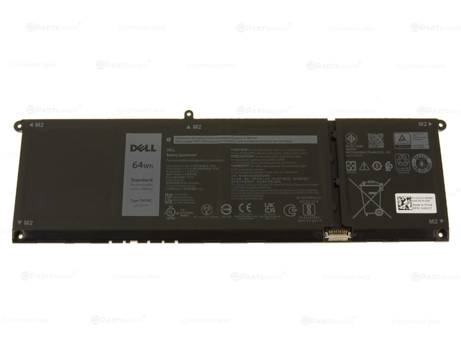 New Dell Original Inspiron Plus 7420 4-Cell 64Wh Battery TN70C JGCCT N9XX1