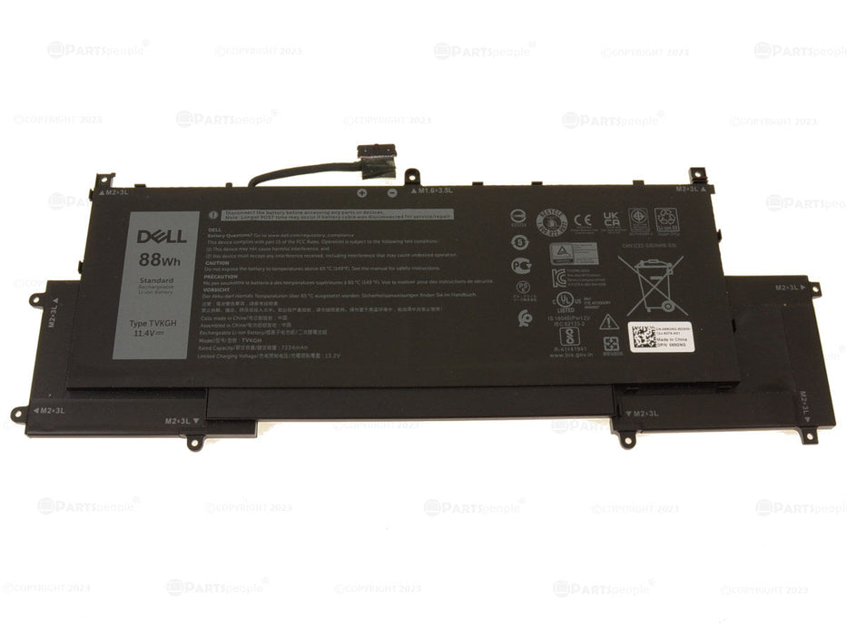 New Dell Original Latitude 9510 9520 88Wh 6-cell Battery TVKGH 89GNG